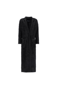 Herno Women's Coat In Sparkling Night Black