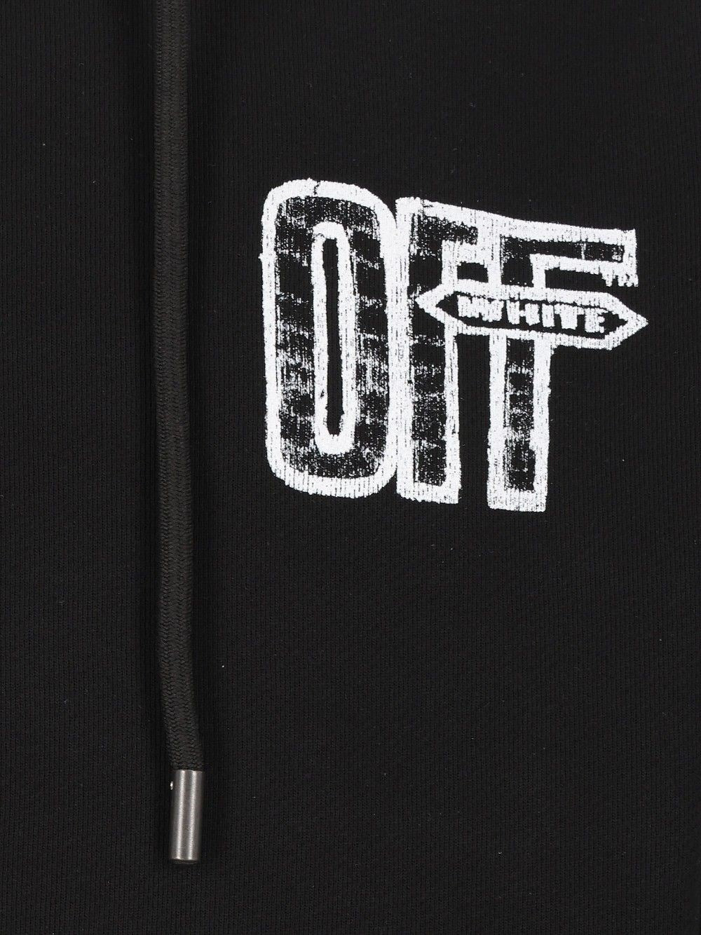 Off-white Off-White Men Motion Arrow Skate Hoodie