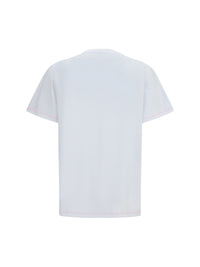 Ganni Women Cotton Raspberry T-Shirt