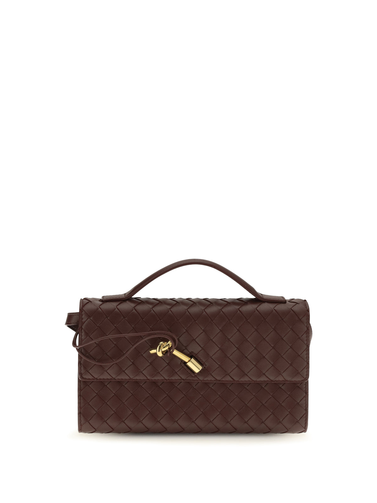 Bottega Veneta Women Andiamo 25 Top-Handle Clutch