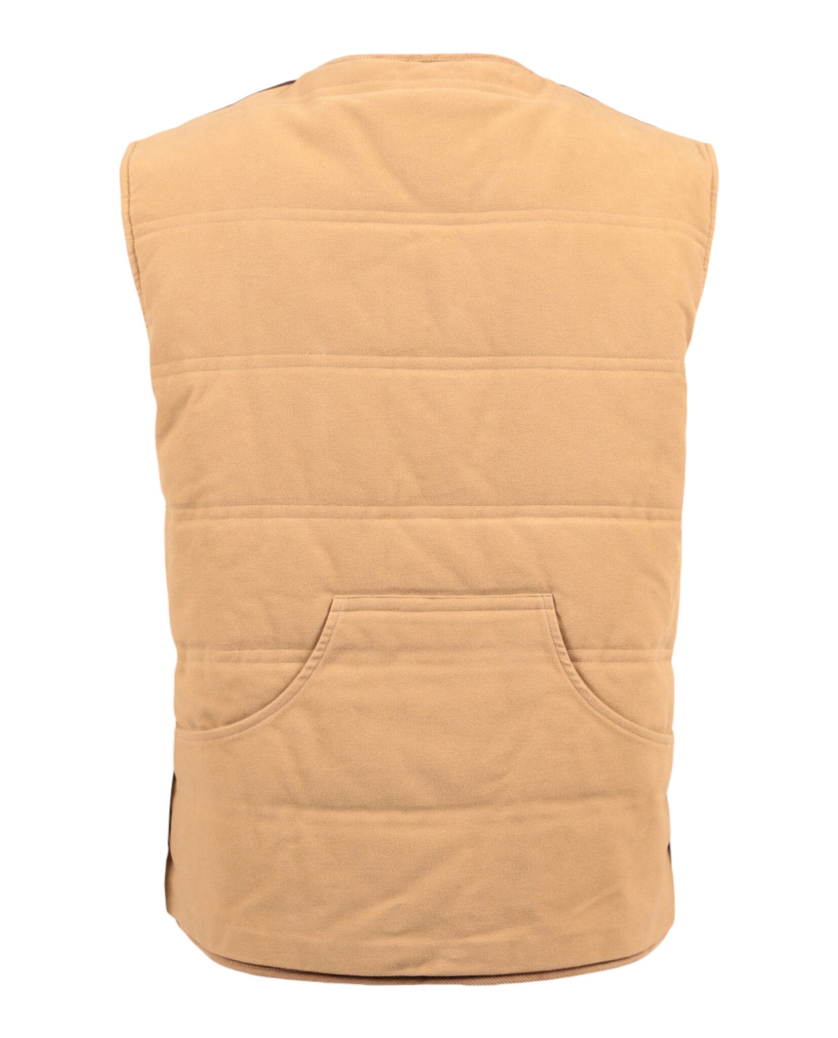 Gucci Mens Moleskin Vest With Suede Details