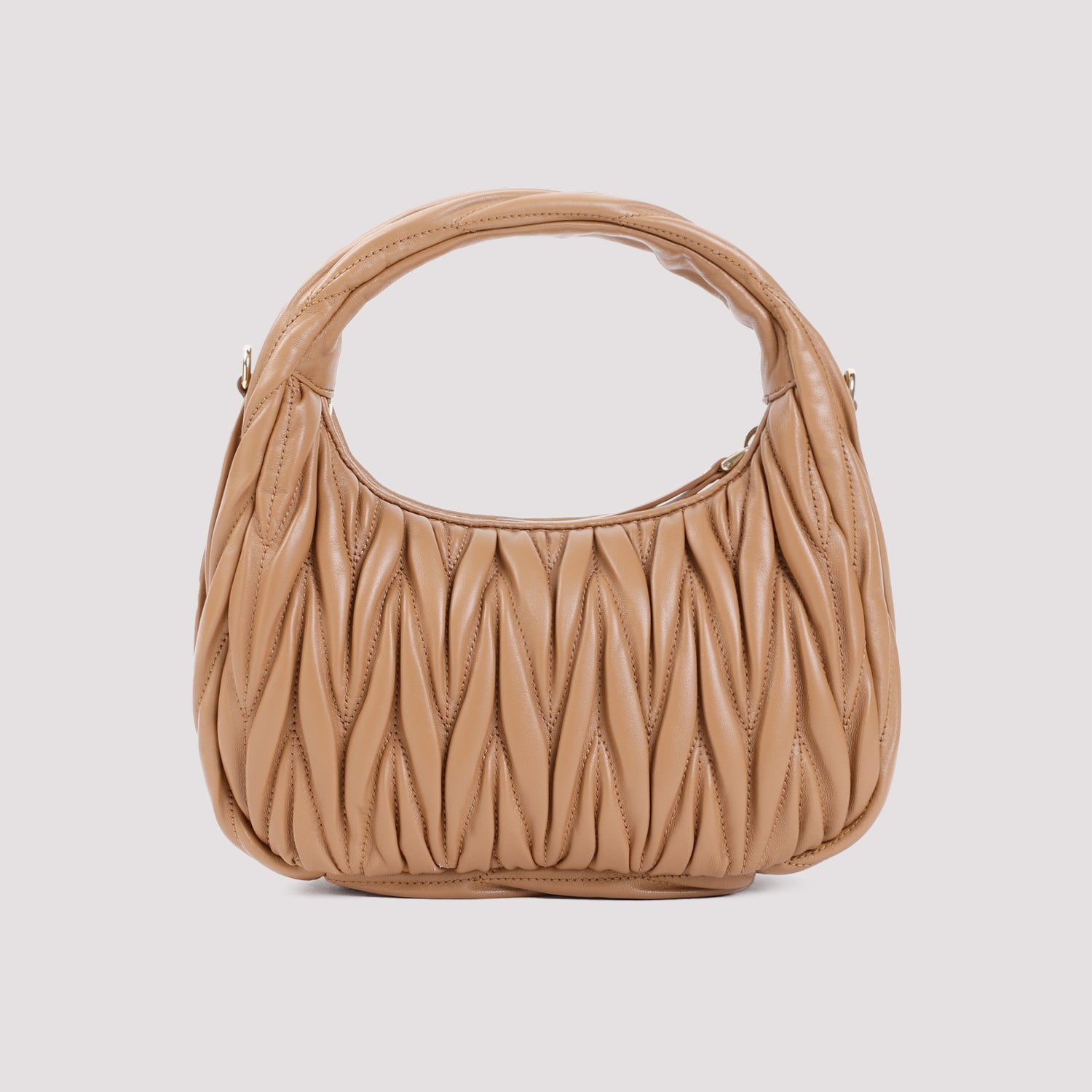 Miu Miu Small Wander Matelassé Hobo Bag Women