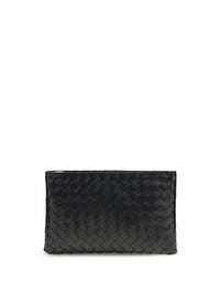 Bottega Veneta Women Medium Leather Clutch Bag
