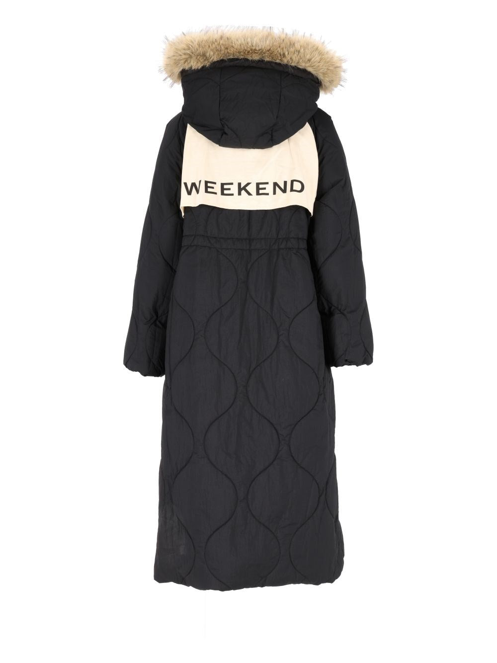 Weekend Max Mara Women Reversible Long Down Jacket In Water-Repellent Fabric