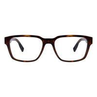 Lacoste Eyeglasses Rectangle Full Rim, Havana Frame and Clear Demo Lens Lens L2927N214