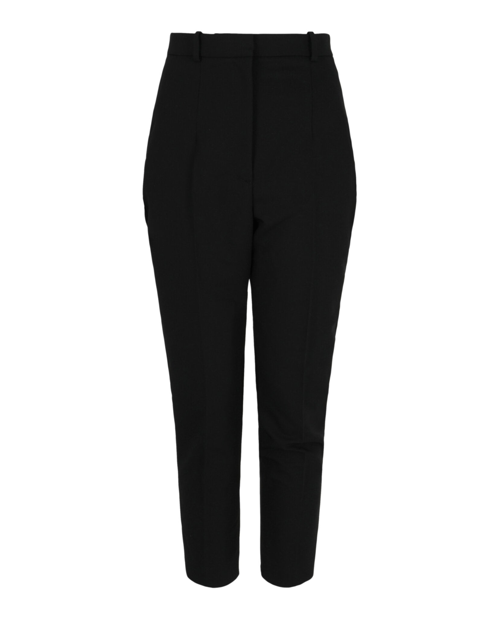 Alexander McQueen Womens High-Rise Cigarette Pants
