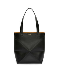 Loewe Women Puzzle Fold Tote Bag In Polished Calfskin