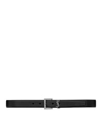 Saint Laurent Saint Laurent Women Belt With Square Buckle With Cassandre Logo