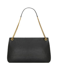Saint Laurent Women Calypso Large Bag In Natural Grain Lambskin