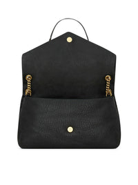 Saint Laurent Women Calypso Large Bag In Natural Grain Lambskin