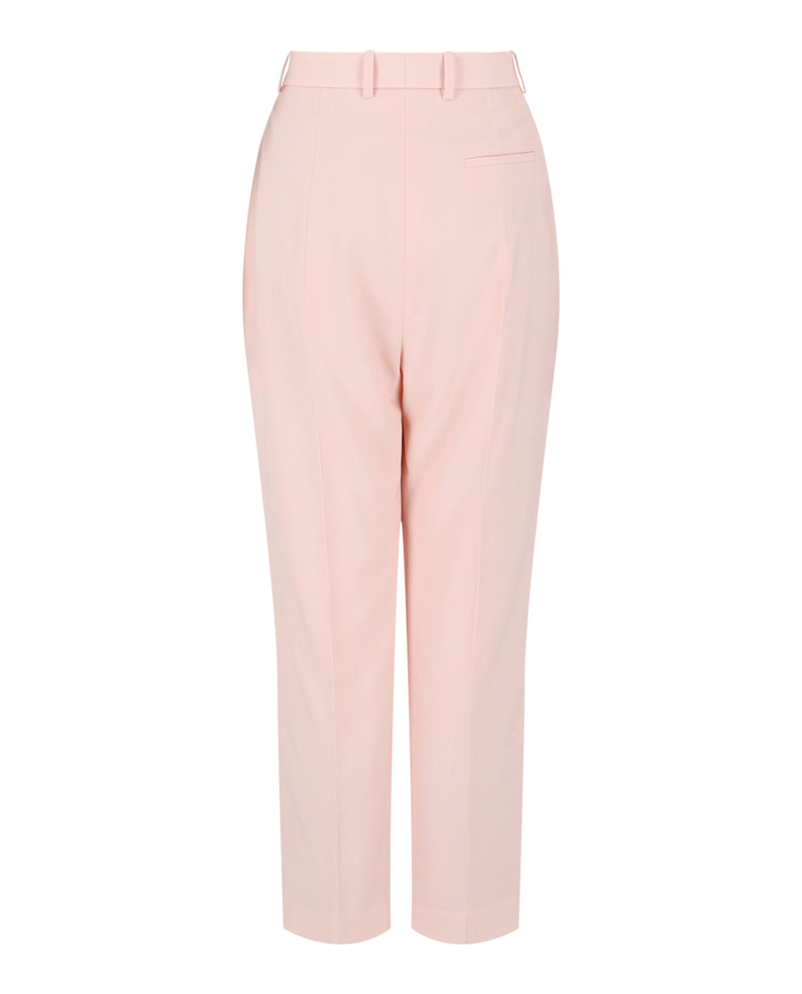 Alexander McQueen Womens High Waisted Wool Trousers