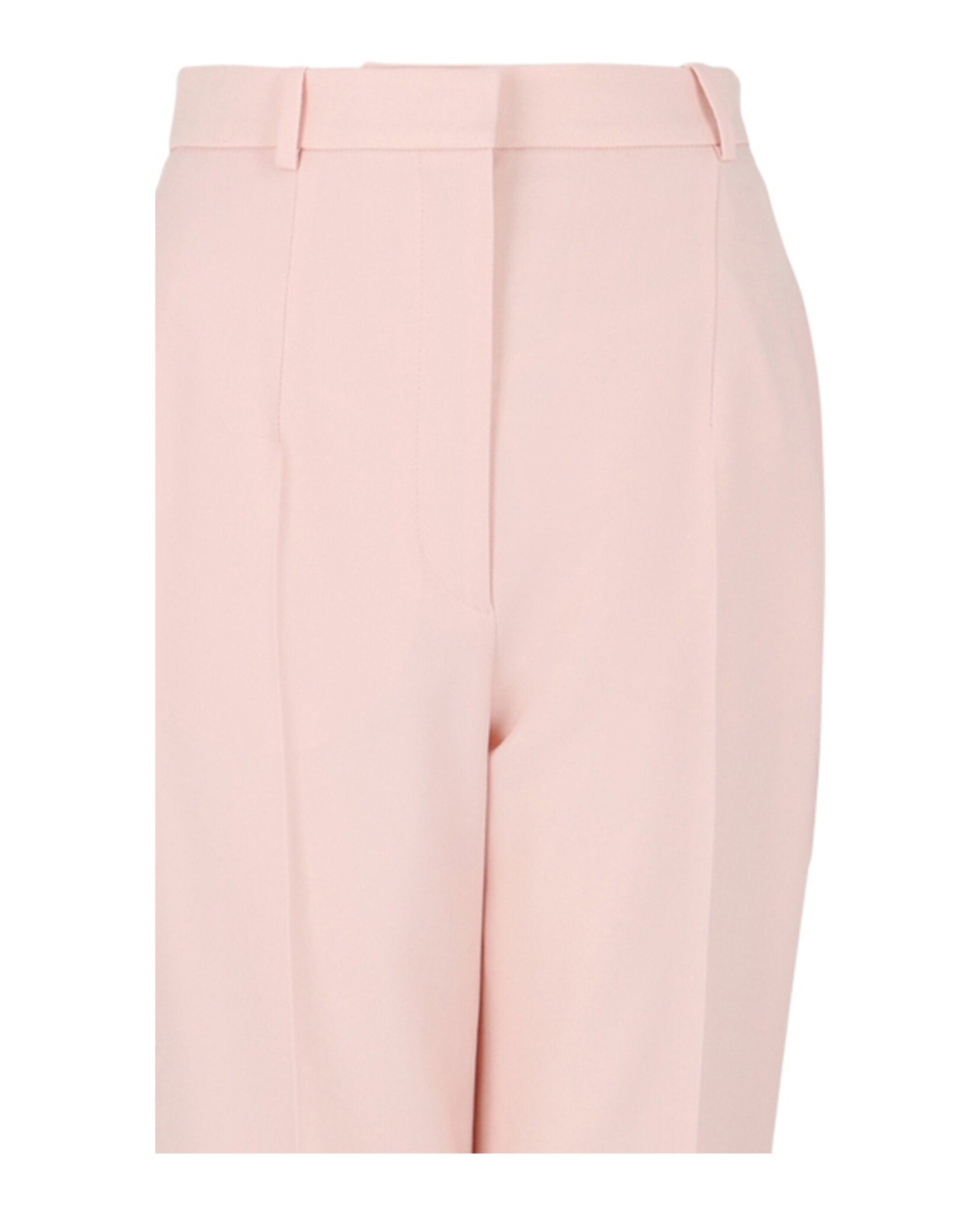 Alexander McQueen Womens High Waisted Wool Trousers