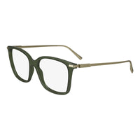 Salvatore Ferragamo Eyeglasses Square Full Rim, Black Frame and Clear Demo Lenses Lens SF2992001