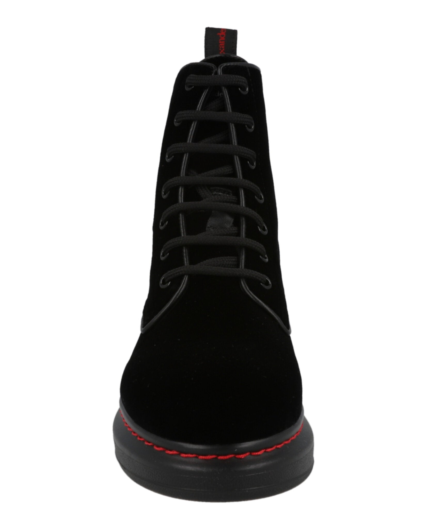Alexander McQueen Womens Hybrid Lace Up Boot