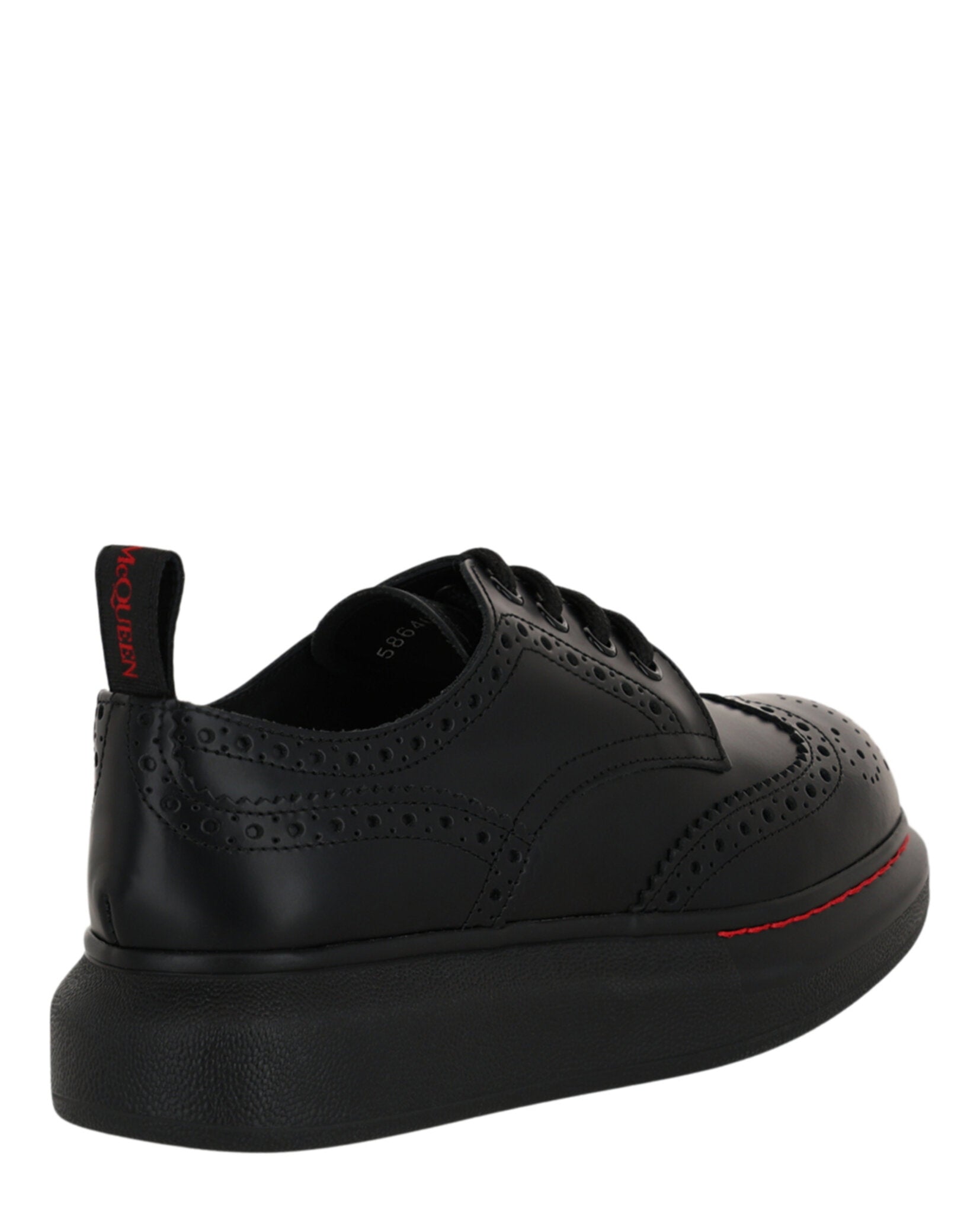 Alexander McQueen Womens Liquid Spaz Lace-Up Brogues