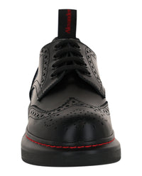 Alexander McQueen Womens Liquid Spaz Lace-Up Brogues