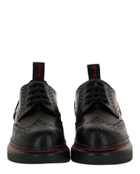 Alexander McQueen Womens Liquid Spaz Lace-Up Brogues