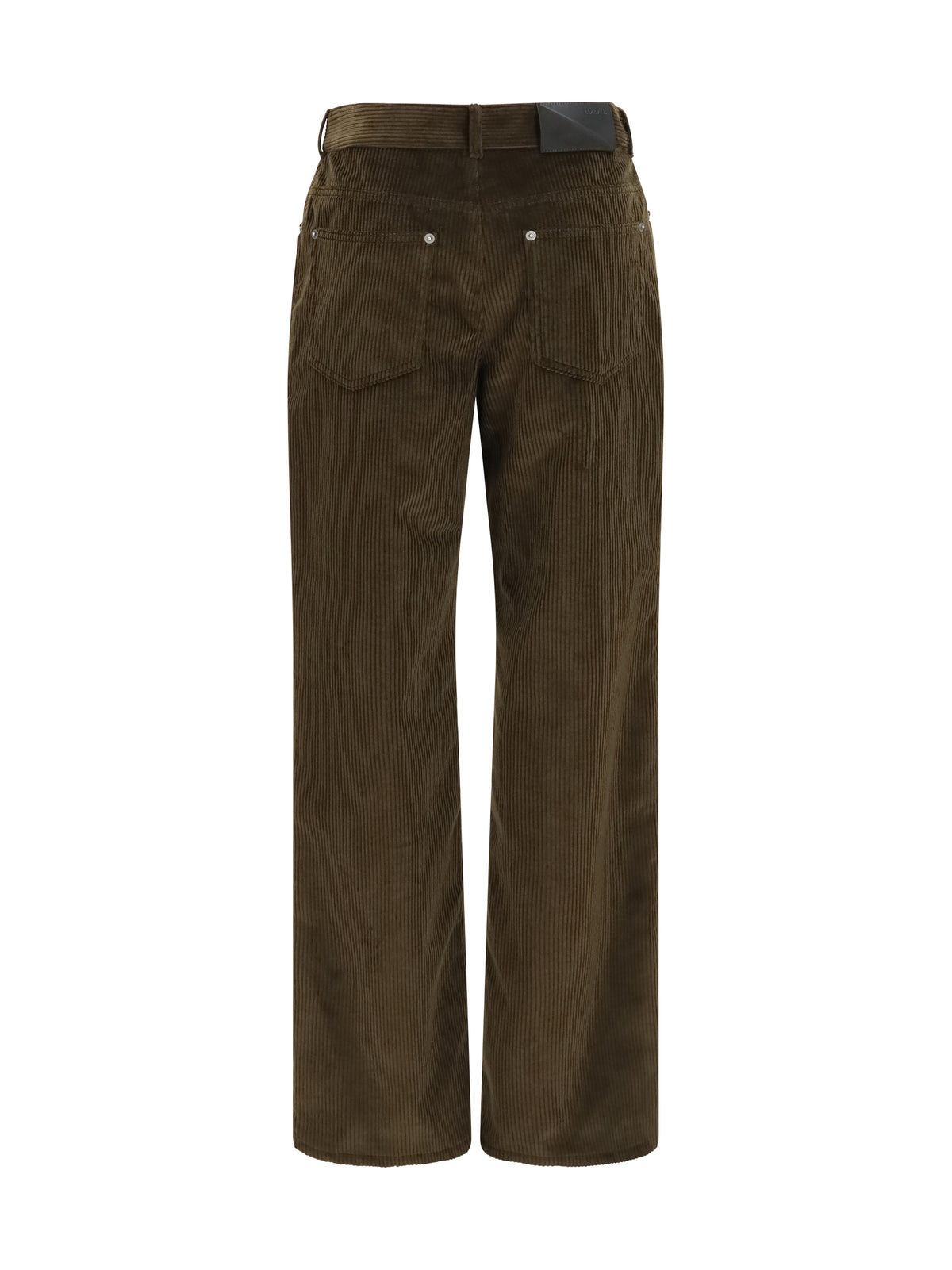 Loewe Women Cotton Corduroy Pants