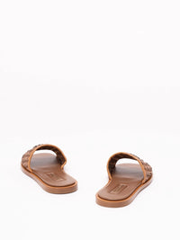 Miu Miu Women Woven Slide Sandals