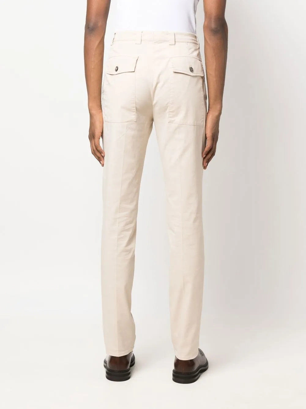Brunello Cucinelli Cotton Desert Utility Trousers