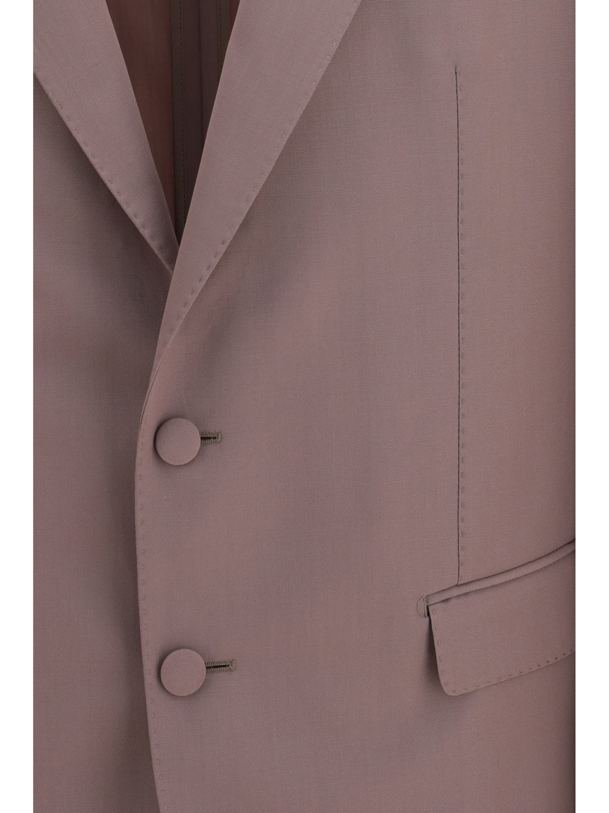 Dolce & Gabbana Men Single-Breasted Wool Poplin Jacket