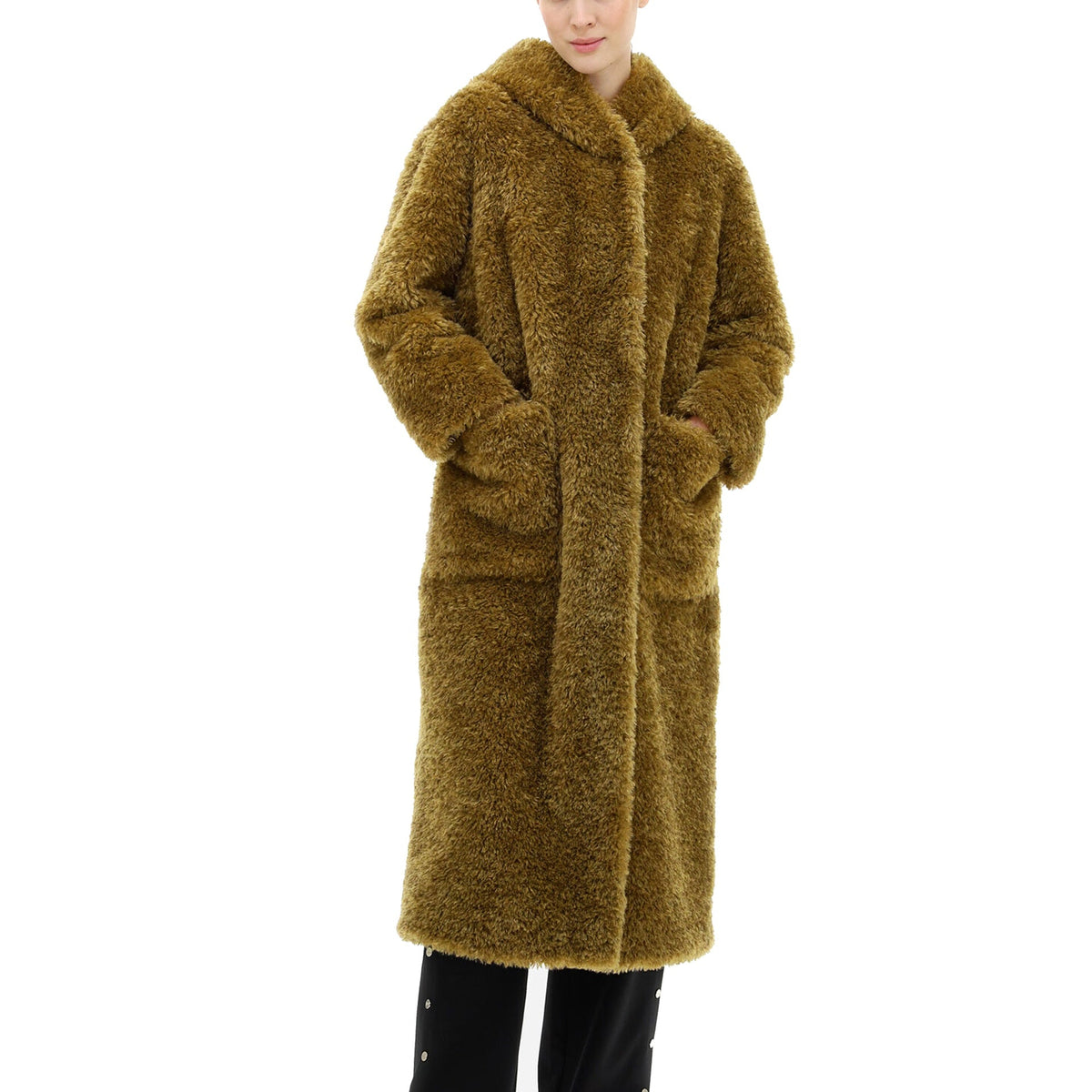 Herno Curly Faux Fur Coat Women