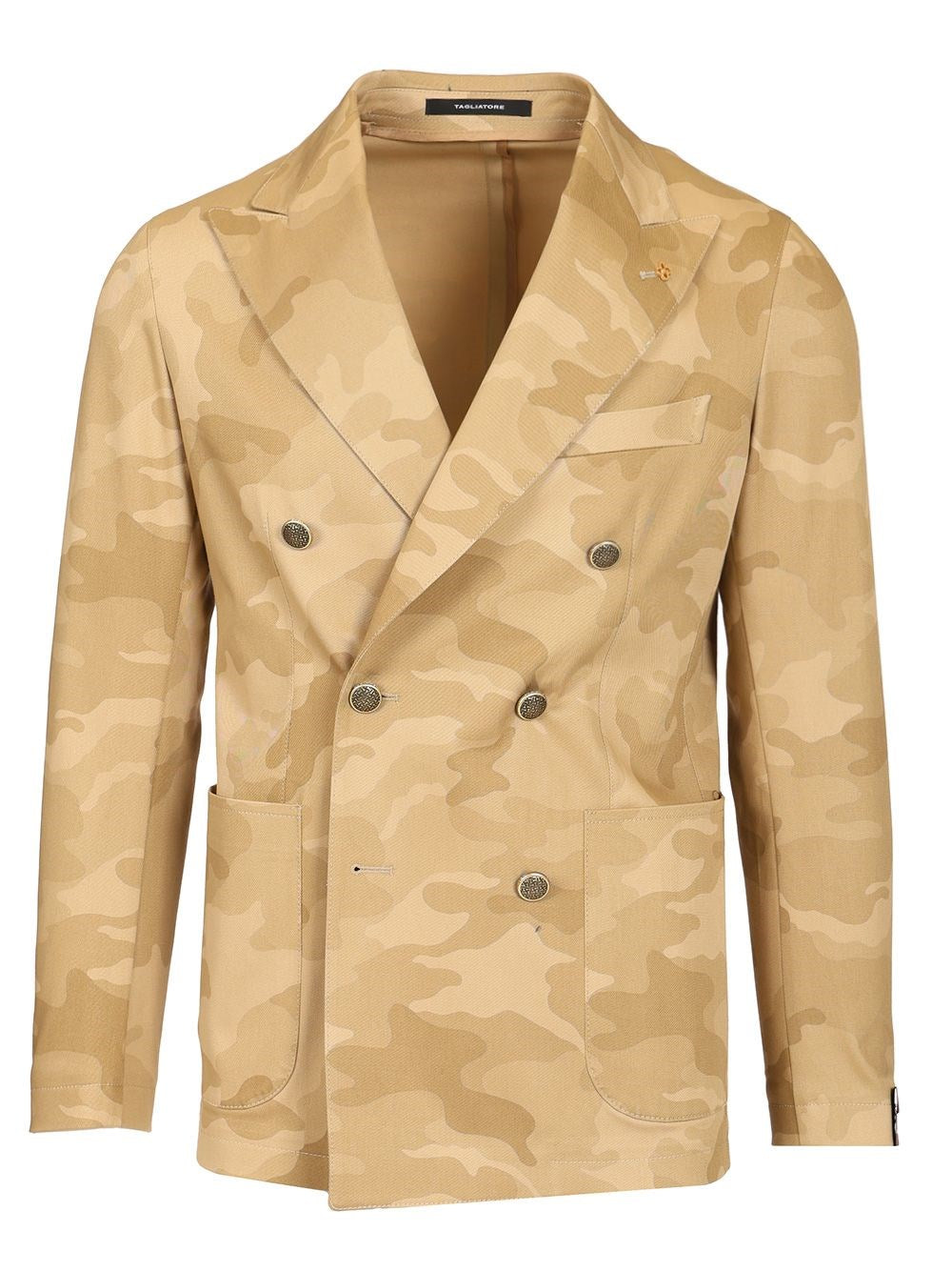 Tagliatore Men Camouflage Jacket
