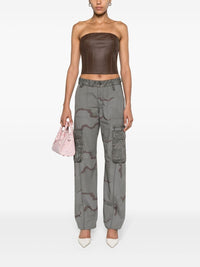 Amiri Women Leather Bustier