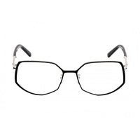 MCM Eyeglasses Geometric Full Rim, Matte Black Frame and Clear Demo Lenses Lens MW5015-H002