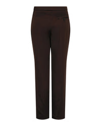 Alexander McQueen Alexander McQueen Womens Satin Straight Leg Pants