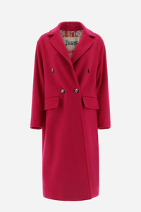 Herno Herno Women FuchsiaCoat In Luxury Wool