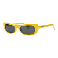 Jacquemus Sunglasses Rectangle Full Rim, Red Frame and Grey Lens JAC/55С2