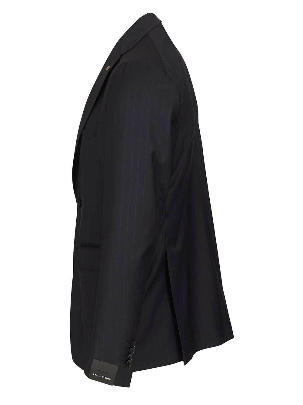 Tagliatore Men Montecarlo Pinstriped Suit