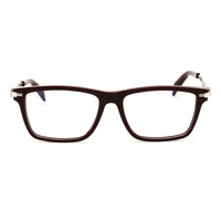 Chopard Eyeglasses Rectangle Full Rim, Shiny Burgundy Frame and Clear Demo Lenses Lens VCH35701CK