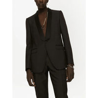 Dolce & Gabbana Black Jackets - Blazers Men