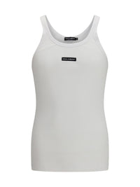 Dolce & Gabbana Men Cotton Printed Tank Top