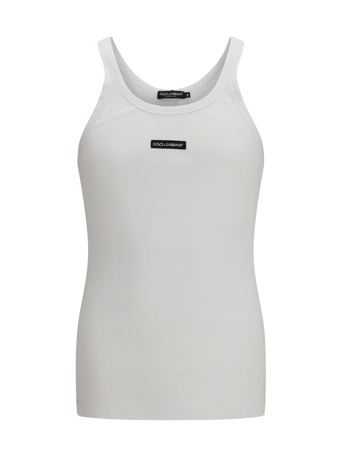 Dolce & Gabbana Men Cotton Printed Tank Top