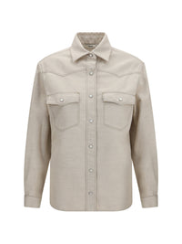 Fendi Women Selleria Denim Western Shirt