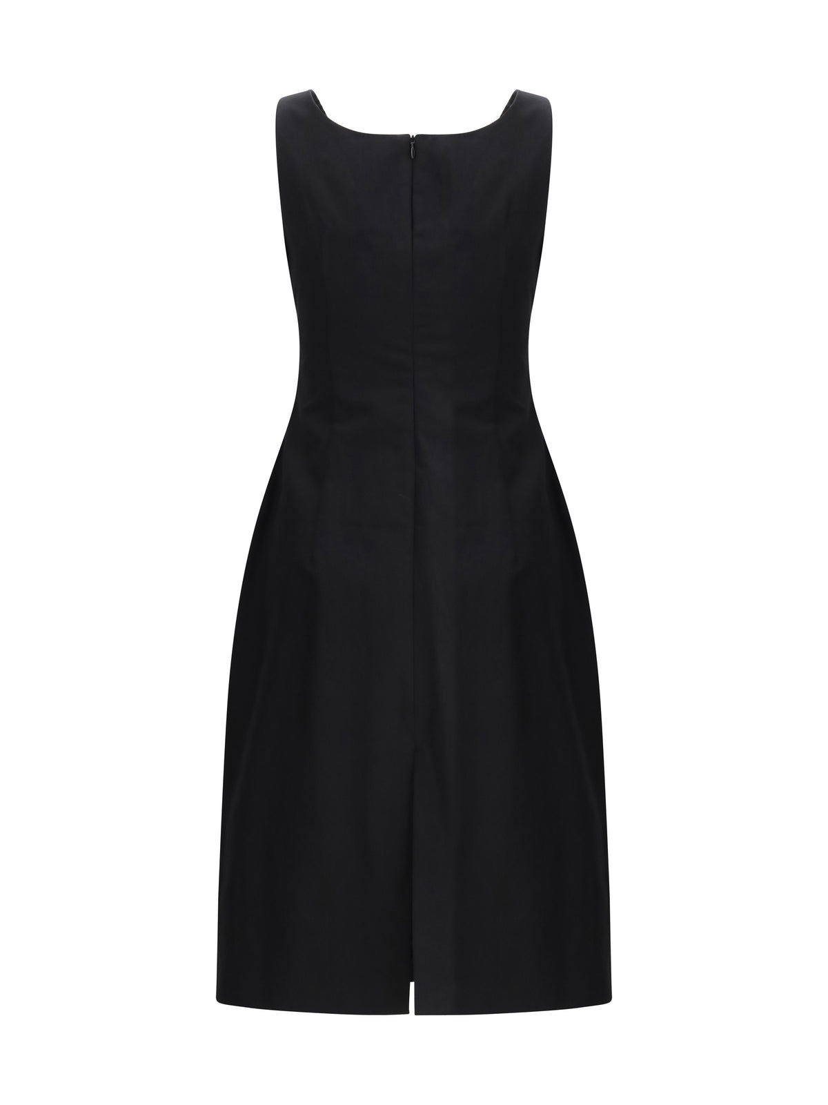 Magda Butrym Women Sleeveless Dress With A Draped Neckline