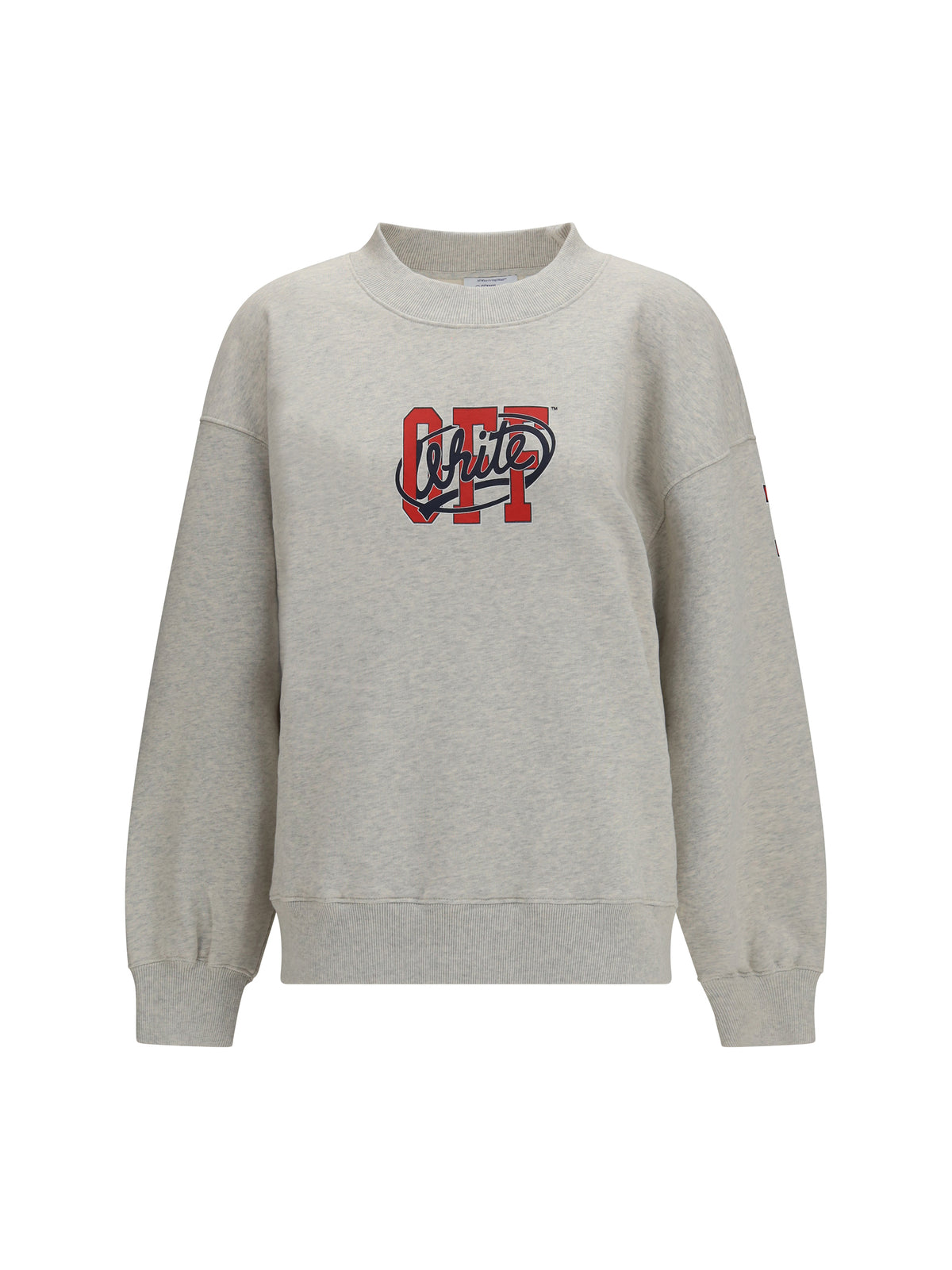 OFF-WHITE Off-White Women Off College Crewneck Sweatshirt