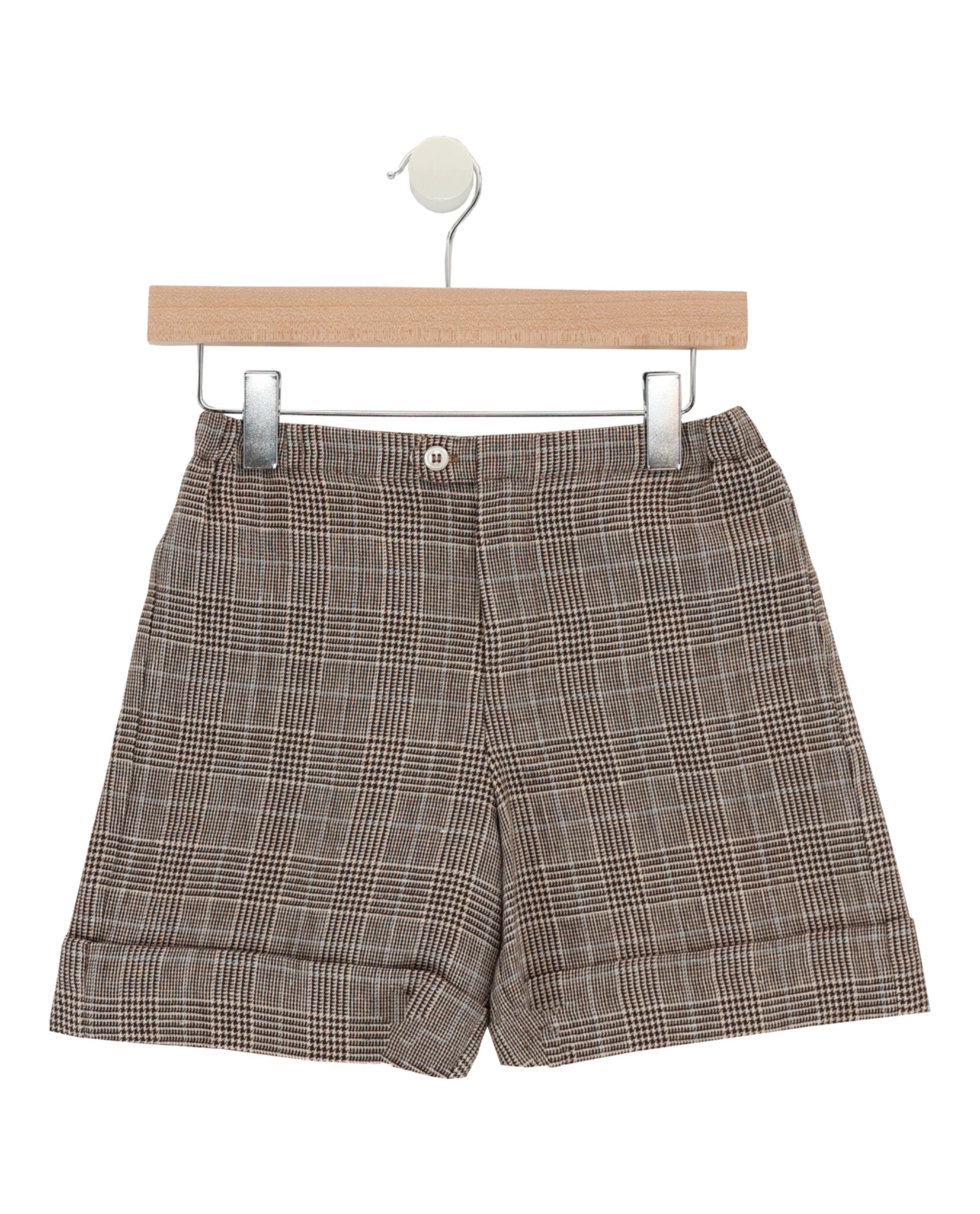Gucci Boys Wool Blend Plaid Shorts