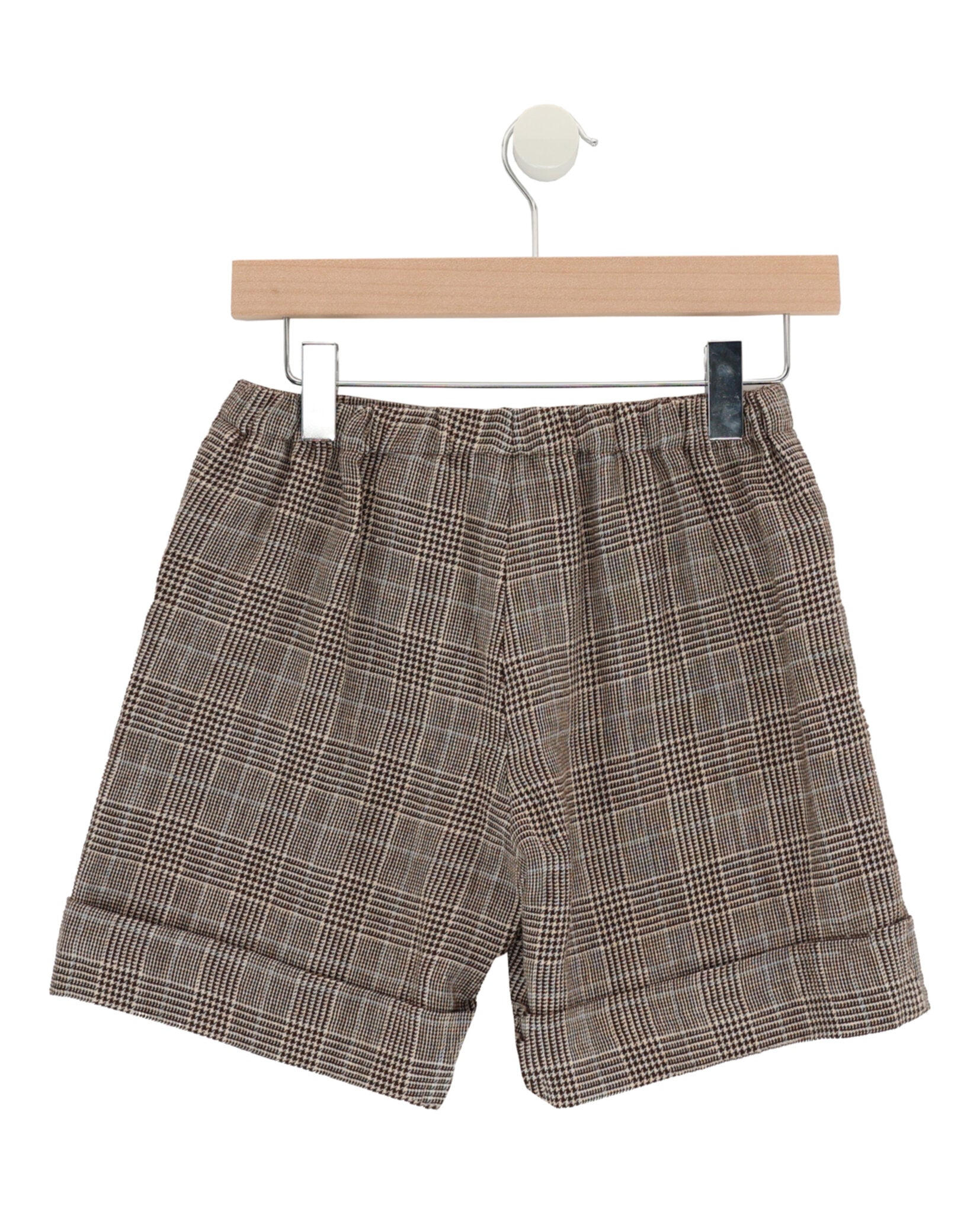 Gucci Boys Wool Blend Plaid Shorts