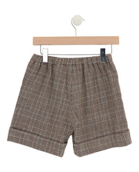Gucci Boys Wool Blend Plaid Shorts