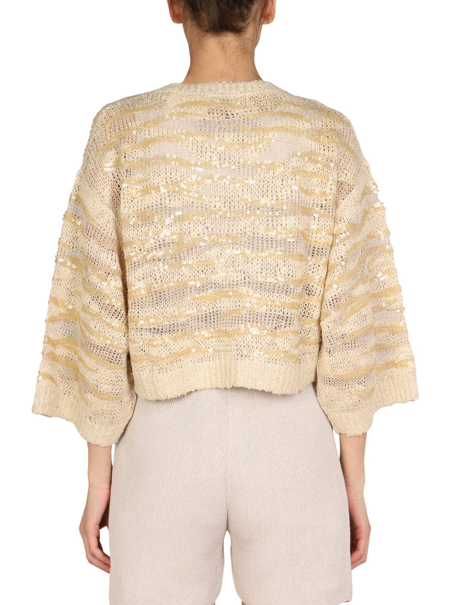 Brunello Cucinelli Women Perforated Mesh