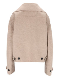 Acne Studios Women Wool Pea Coat With Zip