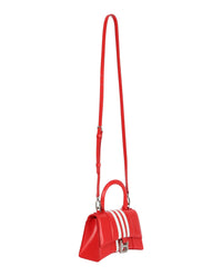 Balenciaga Balenciaga Womens  x Adidas Hourglass Striped Shoulder Bag