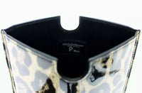 Dolce & Gabbana Dolce & Gabbana White Leopard Pattern Leather eBook Cover Tablet Women's Case