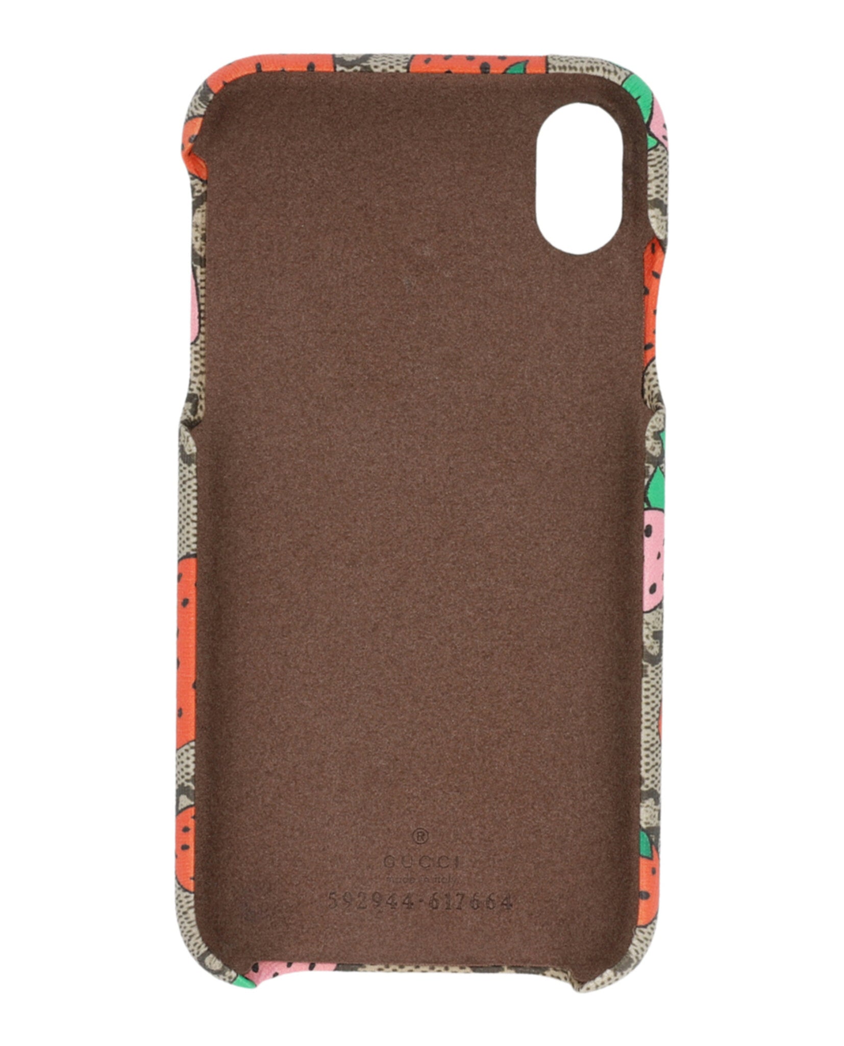 Gucci Unisex-Adult GG Supreme Strawberry iPhone XR Case