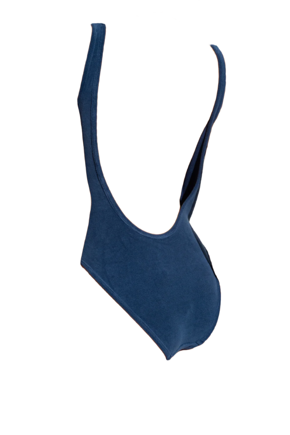 Zimmermann Textured Scoop-Neck One-Piece Swimsuit Navy