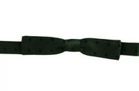 Dolce & Gabbana Dolce & Gabbana Green Dotted Silk Adjustable Neck Bow Men's Tie